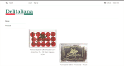 Desktop Screenshot of delitaliana-online-food-store-products.com
